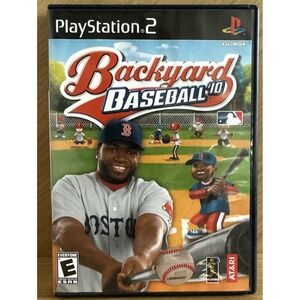 Backyard Baseball '10 (Sony PlayStation 2, PS2, 2009) Complete, Manual